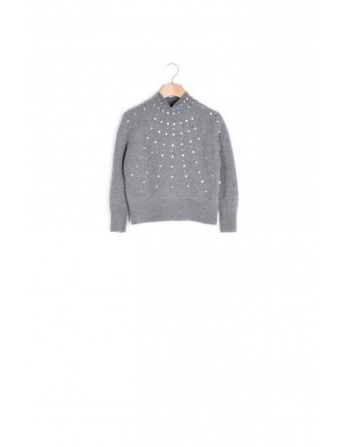 Pull en maille orné de studs meilleur choix