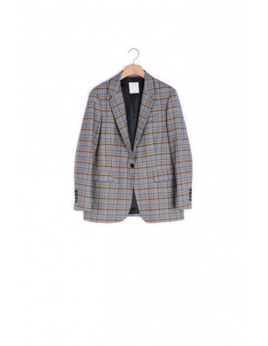 Blazer en laine à carreaux l'achat 