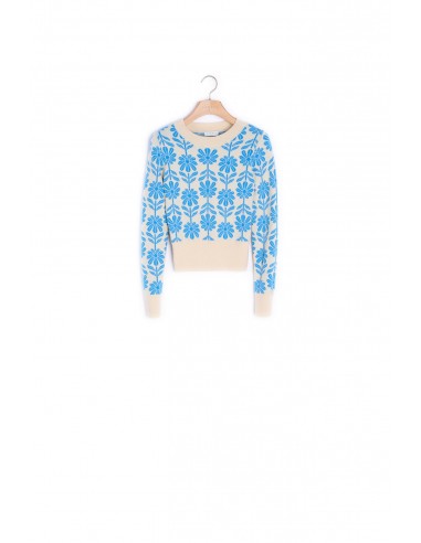 Pull en laine jacquard de la marque