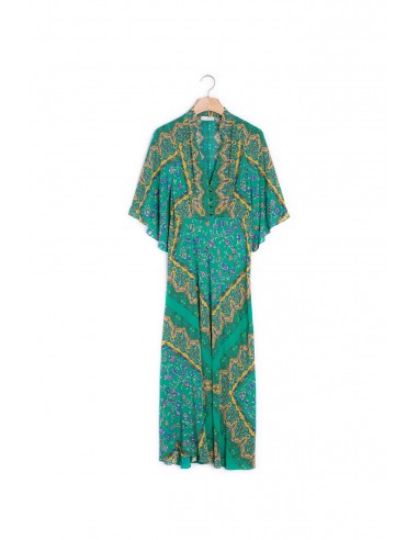 Robe kimono imprimée de pas cher