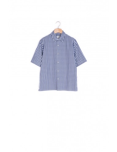 Chemise vichy en tissus Japonais Véritable concentré